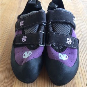 Evolv climbing shoes